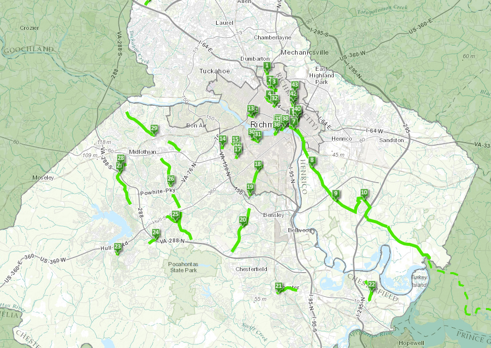 bikeways map