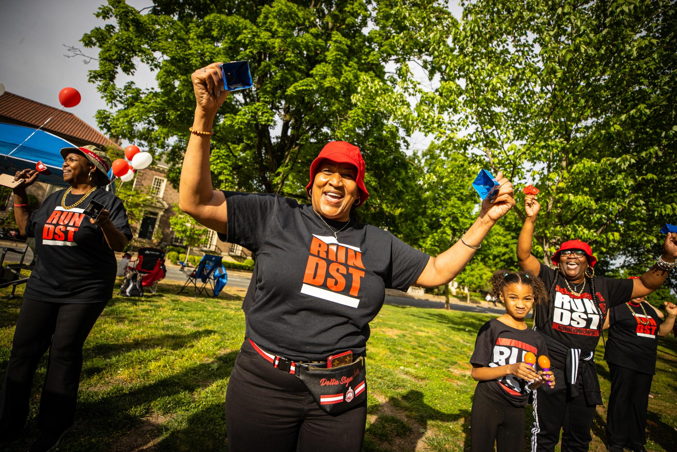 Over 20 spirit groups cheer participants on every year at the Ukrop's Monument Avenue 10k. 