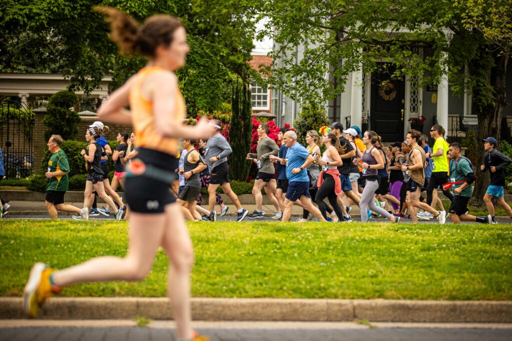 The Ukrop's Monument Avenue 10k features a fast and flat course. 