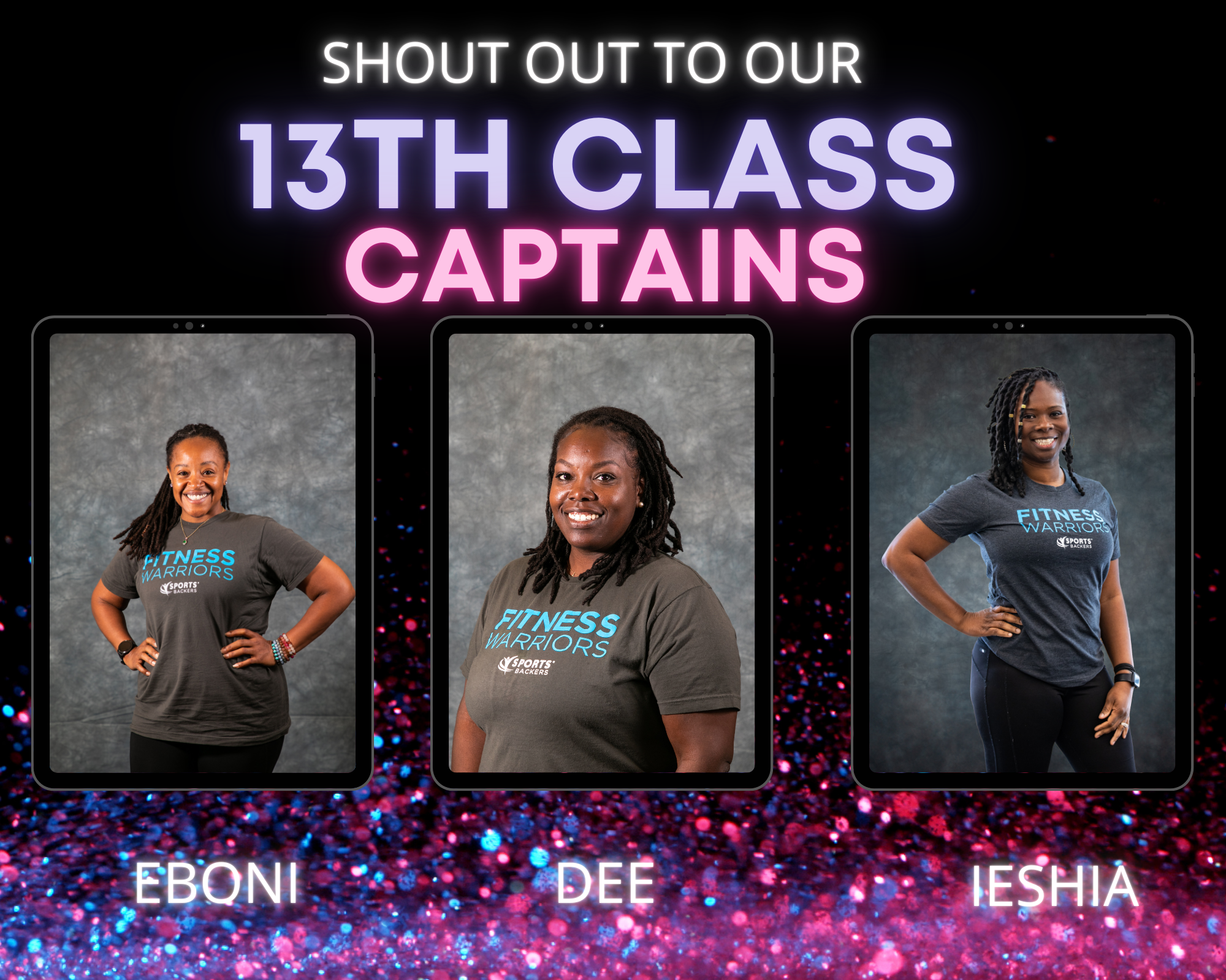 13th Class Fitness Warriors Captains